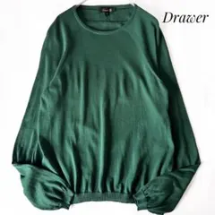 ドゥロワー定番カシミヤシルク ニット1グリーンBLAMINKブラミンク 6500021F0030_m1_a028.jpg