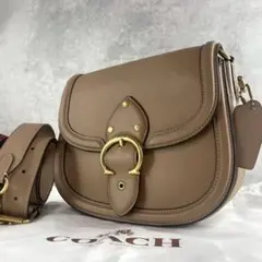 稀少✨美品✨コーチ　ビート　サドルバッグ　ショルダーバッグ 2way レザー COACH コーチ バッグ レディース ショルダーバッグ 新作 C3738
