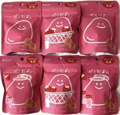 春日井 グミだよ。いちごミルク味 6袋セットのサムネイル
