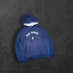 【希少】00s adidas レアルマドリード スウェット 刺繍ロゴ