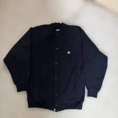 90s champion スナップカーディガン　黒　usa製