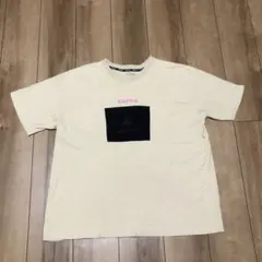 美品/Kappaカッパ ロゴ刺繍・胸ポケット付きビッグシルエットTシャツ(LL)のサムネイル