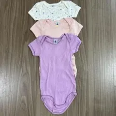 プチバトー　肌着　2歳　3枚セット