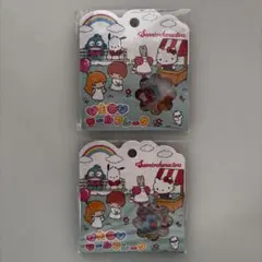 サンリオキャラクターズ　おはじき　シールフレーク　2個セット