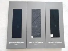 ☆新品未使用☆ paco rabanne paris　紳士靴下　３足セット