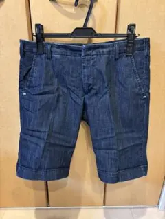 【新品】ENTRE AMIS アントレアミ 濃紺デニムショーツ 34のサムネイル