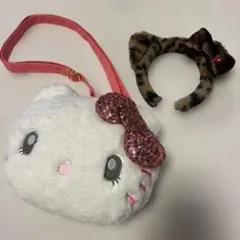 USJ キティちゃん　カチューシャ　ポシェット