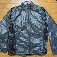 mont-bell ナイロンジャケット L ブラック　ドローコード　ケース付き