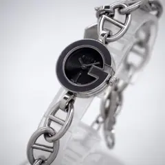 443 稼働 GUCCI 時計 シェーヌダンクル インターロッキングG 107