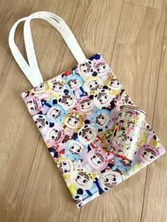 不二家 ペコちゃん トートバッグ 貯金箱 セット 비매품