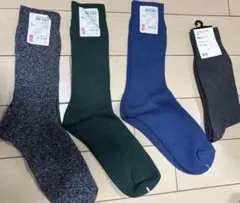 ユニクロ　メンズソックス 25-27cm 4色セット