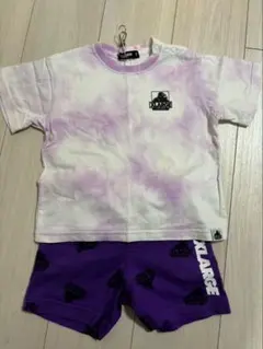 XLARGE タイダイ柄 Tシャツとショートパンツセット90センチ