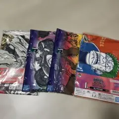 ワンピース　エッグヘッド　決闘 ロングタオル 4枚　ルフィ ゾロ エネル ロー