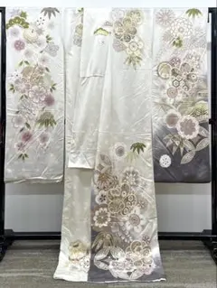 振袖 仮絵羽 金駒 金彩 正絹 未仕立て品 八掛付き MOK967 - メルカリ
