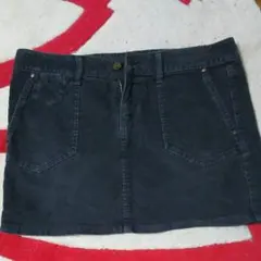 値下げ❗❗中古☆美品☆ギャップ グレー コーデュロイスカート大きいサイズ