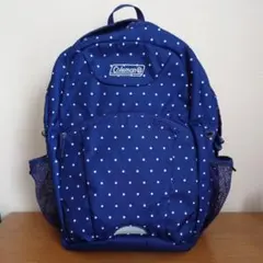 【Coleman 】ネイビー ドット リュック