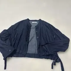 ダークブルーデニムジャケット　moussy