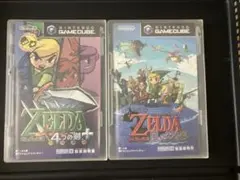 GC ゼルダの伝説 4つの剣＋・風のタクト説明書付き ゲームキューブ