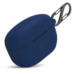 Sony WF-1000XM5 全面保護カバー キズ防止 カラビナ付 紺