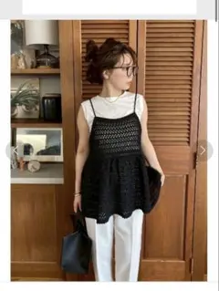 MilaOwen クロシェニットキャミノースリトップス ミラオーウェンのサムネイル