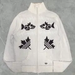 adidas Originals ジップアップニットカーディガン　Mのサムネイル
