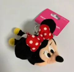ディズニーリゾート　ミニー　ファンキャップ　キーチェーン