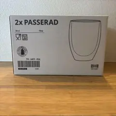 IKEA PASSERAD 더블 월 글라스 2개 세트①