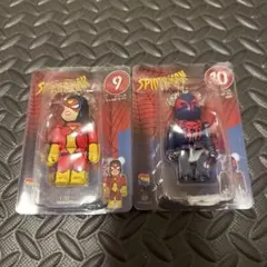 ベアブリック 100% / スパイダーマン・ヴェノム　ハッピーくじ　9,10番