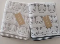 ぱんだガーゼタオル2枚セット