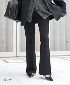 新品未使用❁ドゥーズィエムクラス　リネンツイル フレアパンツ Deuxieme Classe（ドゥーズィエムクラス）の「*リネンツイル