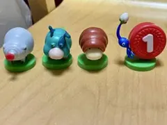 【4個セット】ピクミン　チョコエッグ　原生生物2匹 モス 青