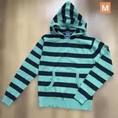 M CLAIRDEVIE セーター　パーカー　ボーダー　緑　黒