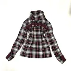 y2k axes femme レース　チェック　フェアリーグランジ　森ガール