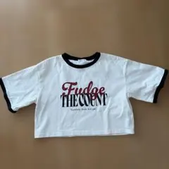 WEGO ロゴプリント クロップドTシャツ ホワイト Mのサムネイル