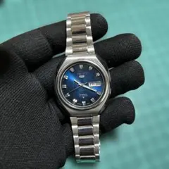 招*猫様 SEIKO 自動巻き 腕時計 ブルー