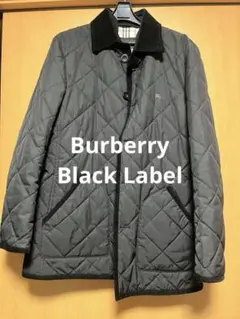 【人気】Burberry black label キルティングジャケット　コート
