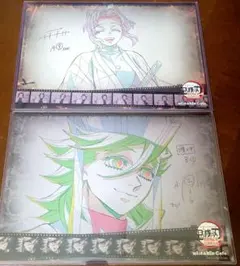 鬼滅の刃　コラボレーションカフェ　ランチョンマット　童磨　しのぶ　カナエ　6枚 鬼滅の刃 無限城編 胡蝶カナエ ランチョンマット ufotable Cafe