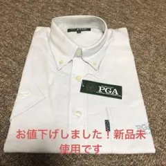 お値下げしました！（新品未使用）PGAメンズボタンダウン半袖シャツ/ゴルフ