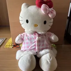激レア 超希少 ハローキティ キティちゃん 特大 ギンガムイチゴ LLぬいぐるみ 激レア 超希少 ハローキティ キティちゃん 特大 ギンガムイチゴ LL