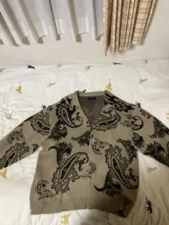 カーディガン ペイズリー