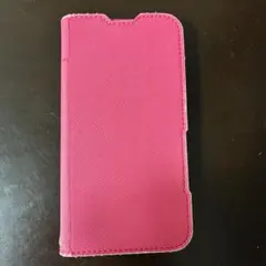 iPhone16e ELECOMピンク 花柄 手帳型ケース