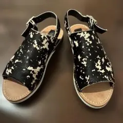 Y's Yohji Yamamoto レザー レースアップ サンダル 牛革 - メルカリ