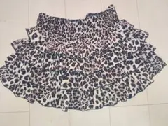 ヒョウ柄 スカート グランジ