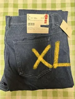 UNIQLO ウルトラストレッチデニムレギンスパンツXL ブルー