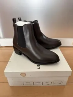 【新品】LEPSIM ダークブラウン サイドゴアブーツ