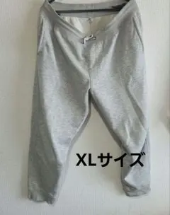 HEATTECH グレー ヒートテック　ボアスウェット　パンツ　XLサイズ