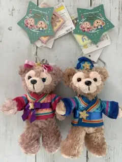 ダッフィー シェリーメイ ぬいぐるみバッチ ディズニー