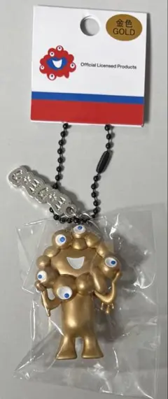 ミャクミャク　金色　キーホルダー