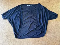 ユニクロ☆半袖ボレロカーディガン 黒