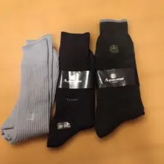 アクアスキュータム、ダンヒル紳士靴下3足